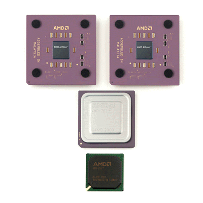 AMD Athlon MP and AMD-760MP chipset (overhead view).gif