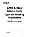 AMD Athlon Processor Module Signal and Power-Up Requirements.pdf