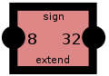 Sign extender square.svg