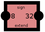 Sign extender square.svg