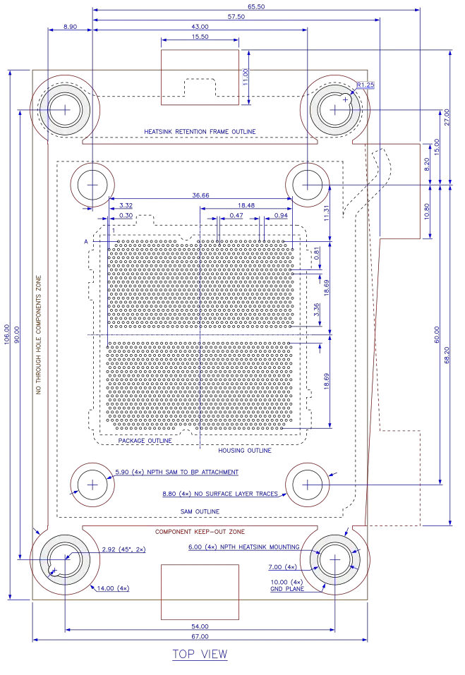 Socket AM5 PCB layout.svg